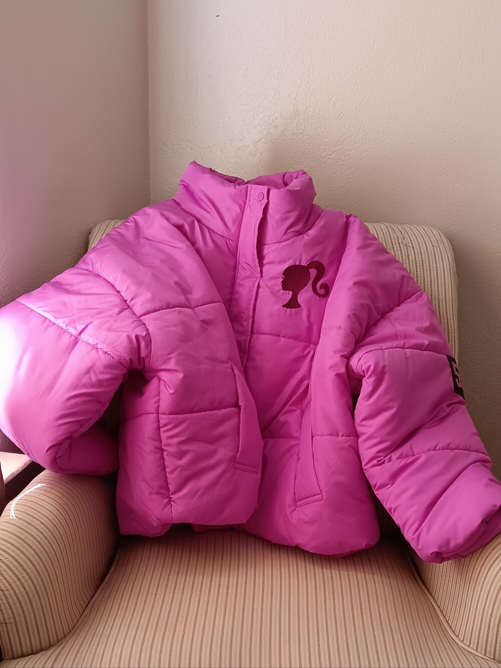Pink Puffer Jacket - Picture 10 of 13